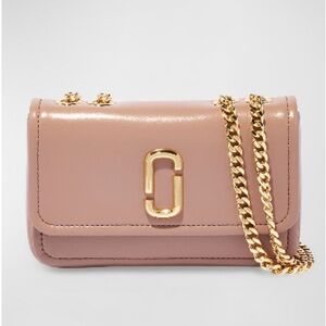 Elegant Pink Chain Shoulder Bag